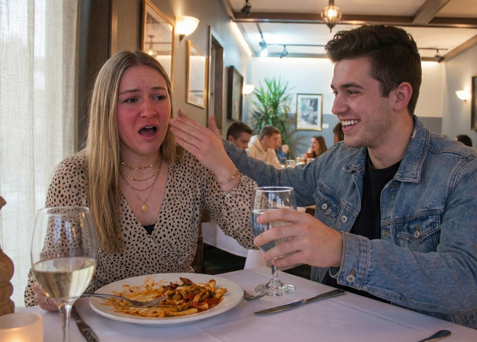 a couple enjoying spicy food